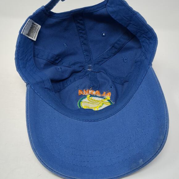 Alaska EST. 1959 Strapback Baseball Cap Blue OS Adjustable Impact Merchandise - Picture 7 of 10